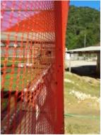 Сітка фасадна та від граду Leno (20%) 4,25 м червона