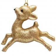 Игрушка на елку Китай Олененок 10 см шампань шампань 005062
