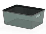 Ящик для хранения Vivendi прозрачный Grey-green 151x260x340 мм