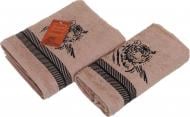 Набор полотенец Tiger 2 шт. кофейный Karna