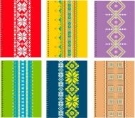 Блокнот Орнамент А6 спіраль пластикова обкладенка 80 аркушів клітинка O20340 Optima