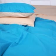 Наволочка Ranforce Elite Camillo (12-0712+17-4735) 50x70 см бежевый/синий MirSon