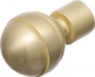 Наконечник Gardinia Chicago Kugel наборной d20 мм золото полированное 2 шт.