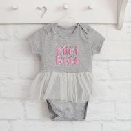 Боди для девочки Blanka р.74 серый 110196