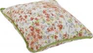 Подушка декоративная Акварель Янтарные цветы 45x45 см белый La Nuit