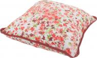 Подушка декоративная Акварель Красочные цветы 45x45 см белый La Nuit