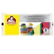 Губка для посуду Помічниця Хвилясті 50 уп. x 6 шт.