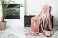 Покрывало 4487 Powder 150x220 см Ecotton пудровый