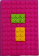 Книга для нотаток силіконова Lego А5 100 арк. рожева