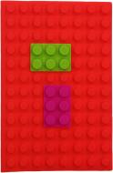 Книга для нотаток силіконова Lego А5 100 арк. червона
