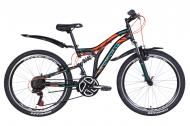 Велосипед 24" Discovery ROCKET чорно-помаранчевий із бірюзовим OPS-DIS-24-249