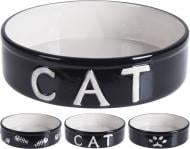 Миска для кошек черная 18x5 см Миска для кошек черная 18x5 см