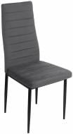 Стул Fly FE-2 Velvet темно-серый / черный