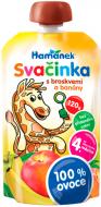 Пюре Hame Яблуко з персиком і бананом 120 г 8595139783945 Пюре Hame Яблуко з персиком і бананом 120 г 8595139783945