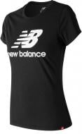 Футболка New Balance ESSENTIALS STACKED LOGO WT91546BK р.S чорний