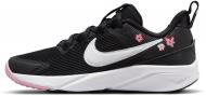 Кроссовки для девочек демисезонные Nike STAR RUNNER 4 FJ8079-001 р.33,5 черные