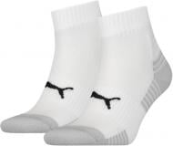 Носки Puma SPORT CUSHIONED QUARTER 2P WHITE 93546801 р.35-38 белый 2 пари шт.