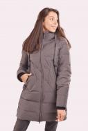 Куртка женская зимняя Avecs AV-70414/17 р.3XL темно-серая