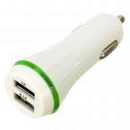 Автомобільний зарядний пристрій Patron 2 x USB 2.0 2A/1A White PN-2USB-CAR-WH