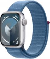 Смарт-годинник Apple Watch Series 9 GPS 41mm Silver Aluminium Case with Winter Blue Sport Loop (MR923QP/A)