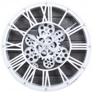 УЦЕНКА! Часы настенные Roma Geras 38,5x38,5x7,5 см античный белый (УЦ №3801)