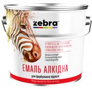 Емаль алкідна ZEBRA серія Акварель 888 для підлоги ПФ-266 темно-коричневий глянець 2,8 кг