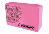 Блок для йоги EasyFit EVA EF-1819 розовый