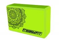 Блок для йоги EasyFit EVA EF-1819 салатовый