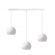 Люстра подвесная TK Lighting Brillo 3x60 Вт E27 белый/золото