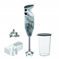 Блендер погружной Bamix Mono DESIGN EDITION Белый мрамор M200 (3 насадки, С-ручка) 1024.027