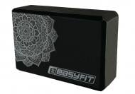 Блок для йоги EasyFit Mandala EF-1819 черный