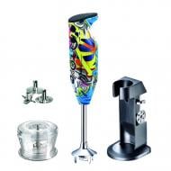 Блендер погружной Bamix DeLuxe DESIGN EDITION Граффити M200 (3 насадки, С-ручка) 1011.262