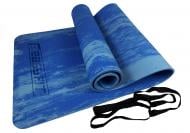 Коврик для йоги и фитнеса EasyFit s-EVA Mat 8 мм (EF-1911-В) синий