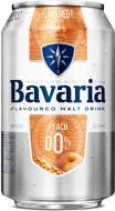 Пиво безалкогольне Bavaria персик 0.33л ж/б 0,33 л