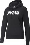 Джемпер Puma ESS PUMA HOODY FL W PUMA BLACK 84719701 р.M черный