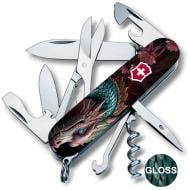 Нож швейцарский Victorinox CLIMBER ZODIAC Лазурний дракон 1.3703.3.Z3290p 100005