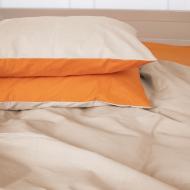 Наволочка Ranforce Elite Nicoletta (12-0712+13-1027) 60x60 см персиковий/молочний MirSon Наволочка Ranforce Elite Nicoletta (12-0712+13-1027) 60x60 см персиковий/молочний MirSon