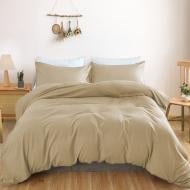 Комплект постельного белья Satin Light Pro 10-016 Creamy 175х210 см кремовый MirSon