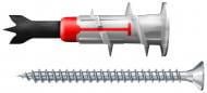 Дюбель самосвердлильний для гіпсокартону DUOBLADE K NV з шурупом fischer 6 шт. (545684)