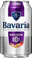 Пиво безалкогольне Bavaria манго-маракуйя 0.33л ж/б 0,33 л