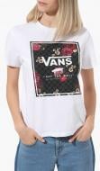 Футболка Vans BOXED BOTANIC VA47WIWHT р.XS белый