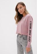 Футболка Vans CASTMORE LS CROP VA47WWUXQ р.XS розовый