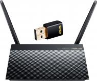 Wi-Fi-роутер Asus RT-AC51U + Wi-Fi-адаптер USB-AC51