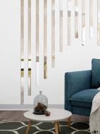 Декоративная наклейка зеркальная акриловая Молдинг-20 24 шт. 2x29,5 см