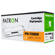 Картридж лазерный Patron Canon 728 (PN-728ER) Extra black