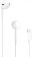 Гарнитура Apple EarPods USB-C white (MTJY3ZM/A)