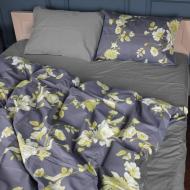 Комплект постельного белья 22-1387 Gray Flowers 175х210 см мульти MirSon