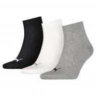 Шкарпетки 3 пари спорт.стиль уні. р.39/42 сір./біл./чорн 90697821 PUMA_UNISEX_QUARTER_PLAIN_3P Puma Шкарпетки 3 пари спорт.стиль уні. р.39/42 сір./біл./чорн 90697821 PUMA_UNISEX_QUARTER_PLAIN_3P Puma
