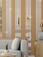 Декоративная наклейка зеркальная акриловая Молдинг-10 5 шт. 1x240 см