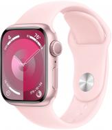 Смарт-часы Apple Watch Series 9 GPS 41mm Pink Aluminium Case with Pink Sport Band - M/L (MR943QP/A)
